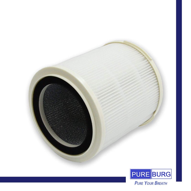 PUREBURG Replacement Filter Compatible with INTEY NY-BG55 Air Purifier,2-Pack H13 4-Stage Filtration Activated carbon Air Clean Dust VOCs Odor PM2.5 - Image 2